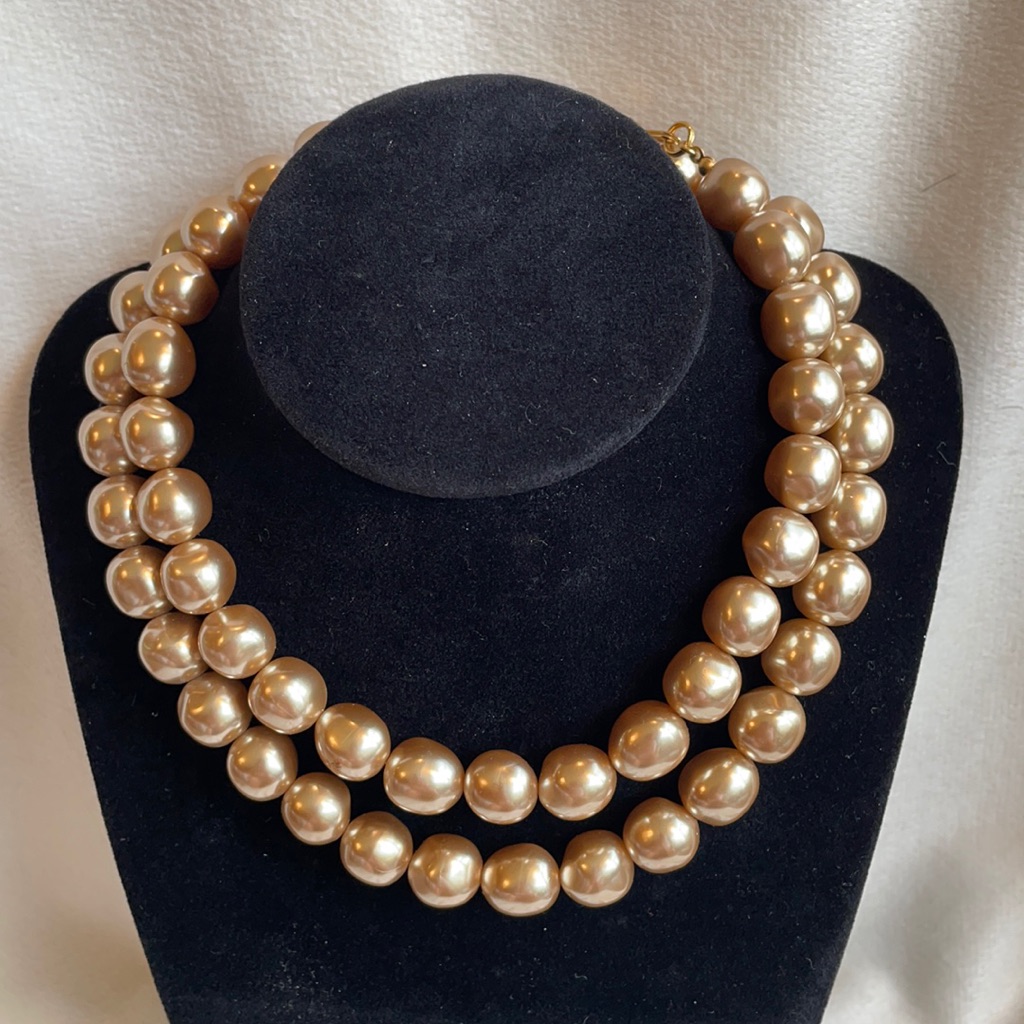 Dauplaise 30” 12mm Faux Pearl Necklace